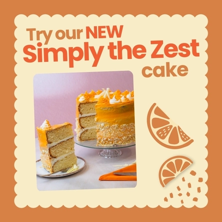 Simply the Zest cake at Farmhouse Kitchen