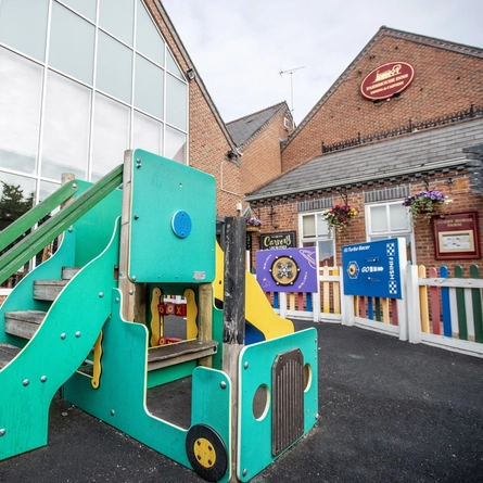 exterior play area of the pub