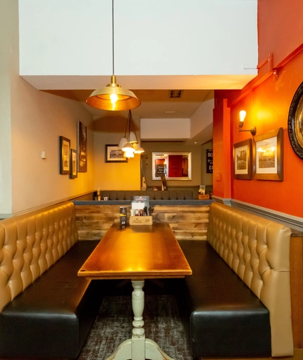 interior seating area