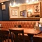 interior seating area and restaurant