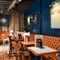 Internal seating area in a pub restaurant