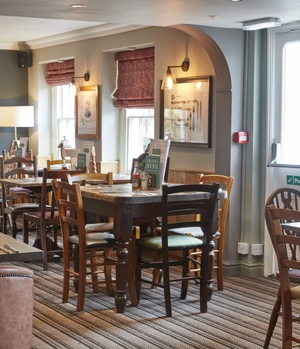 The restaurant area of The Swan.