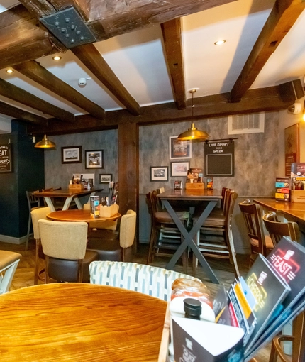 interior seating area