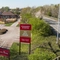 Exterior Drone shot of the Millhouse in Stretton