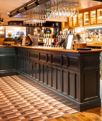 interior dining area of a Greene King pub