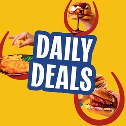 A banner promoting 'Daily Deals' at Hungry Horse venues.