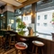 Internal seating area in a pub restaurant