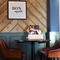 Seating area in a pub restaurant