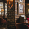 The interior restaurant and seating area at the Three Tuns.