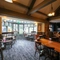 Interior dining area of a pub.