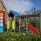 The exterior play  area at The Woodlands.