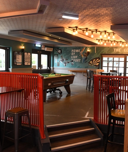 interior restaurant and seating