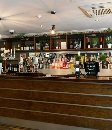 The interior bar at The Duke Of Cambridge.