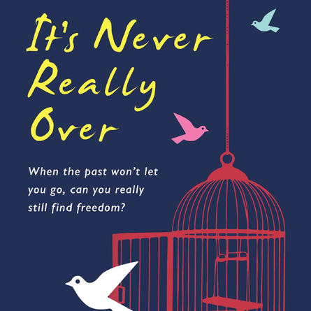 An image of the front cover of the book "It's Never Really Over" by Anna BYK to advertise a What's On event at The Boat.
