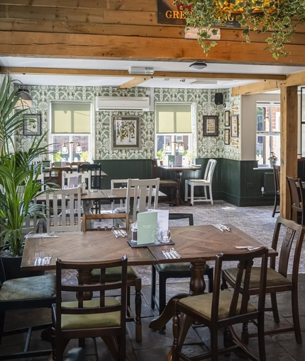 Interior seating area