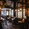 interior restaurant and seating area