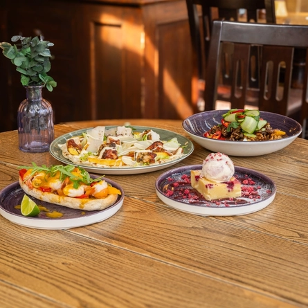 A group image of the specials served on the Summer Community Pubs with Food menu.