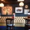 Internal seating area in a pub restaurant