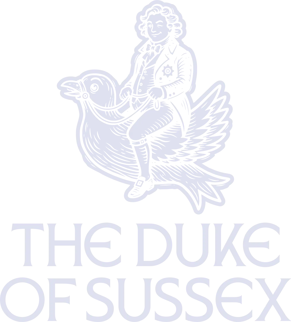An svg Lockup Final Inverted logo for The Duke Of Sussex.